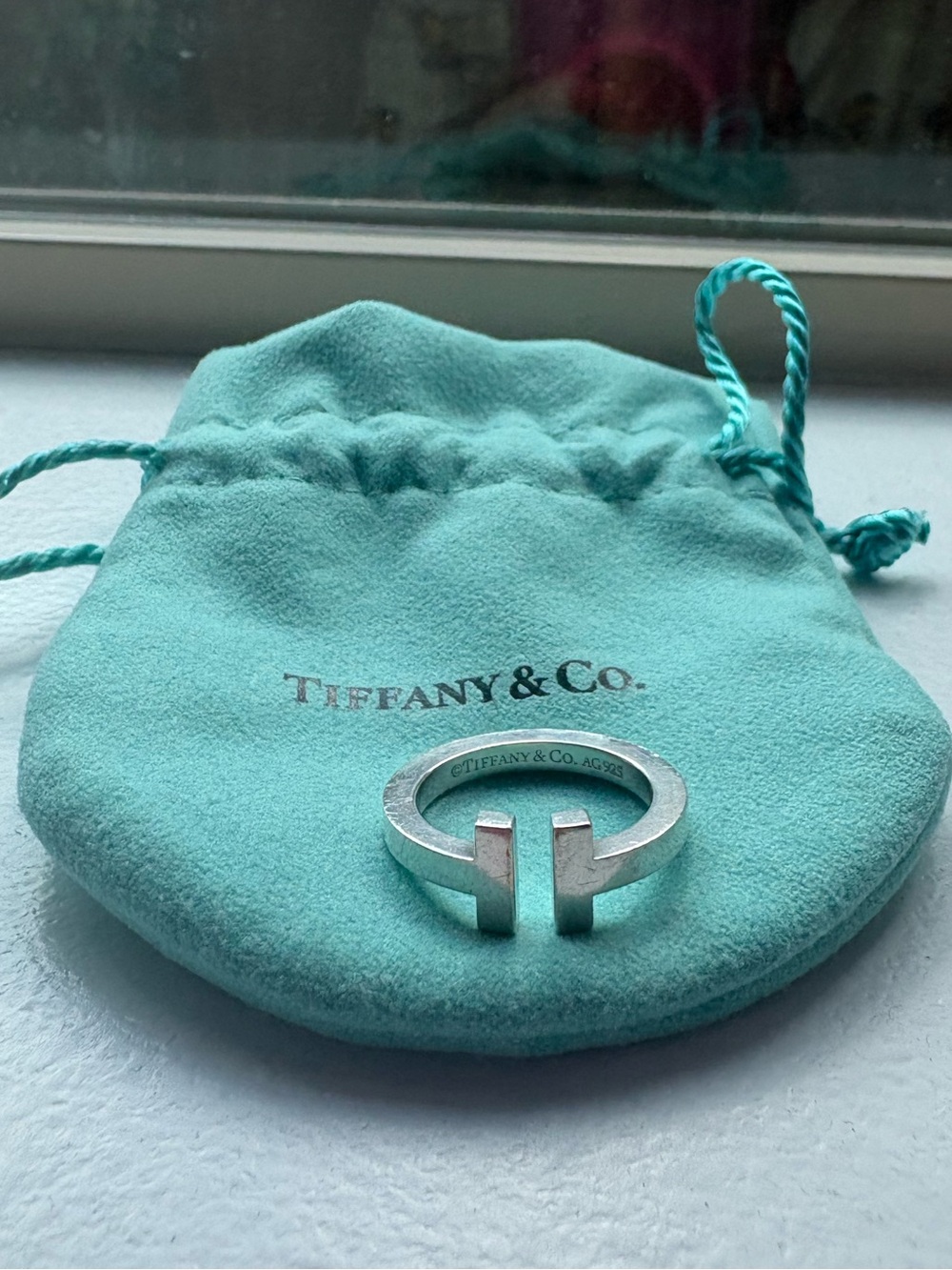 Tiffany & Co. Square Ring in Silver